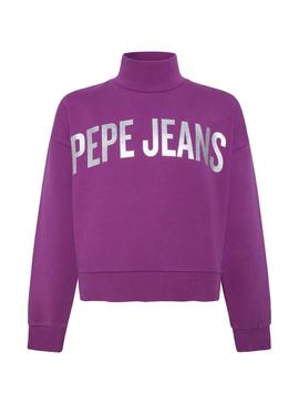 Sudadera Pepe Jeans Diane Morado para Niña