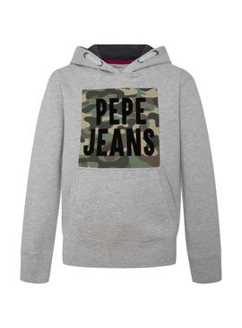 Sudadera Pepe Jeans Forest Gris para Niño