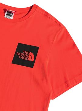 Camiseta The North Face Fine Rojo para Hombre