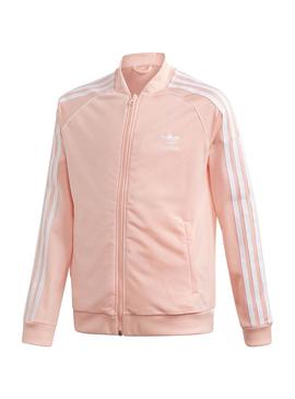 Chaqueta Adidas Tracktop Rosa para Niña