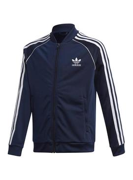 Chaqueta Adidas Tracktop Marino para Niño y Niña