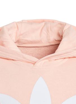 Sudadera Adidas Trefoil Coral para Niña