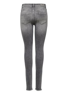 Pantalón Vaquero Only Blush REA0918 Gris Mujer