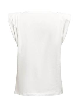 Camiseta Only Jen Blanco para Mujer