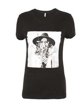 Camiseta Only Ellie Negro para Mujer