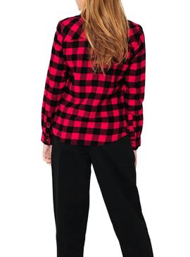 Camisa Only Rock It Rojo para Mujer