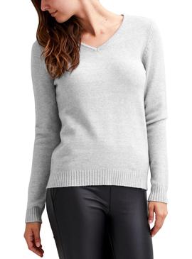 Jersey Vila Viril Gris Mujer