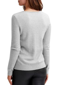 Jersey Vila Viril Gris Mujer