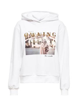 Sudadera Only Bloom Blanco para Mujer