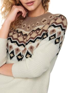 Jersey Only Lamber Beige para Mujer