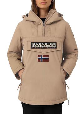 Canguro Napapijri Rainforest Pocket Beige Mujer