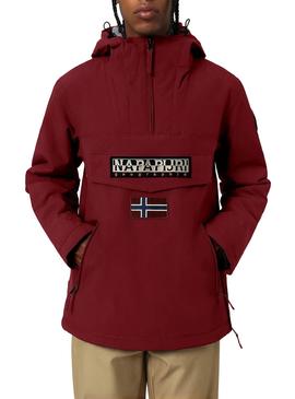 Anorak Napapijri Rainforest Pocket Granate Hombre