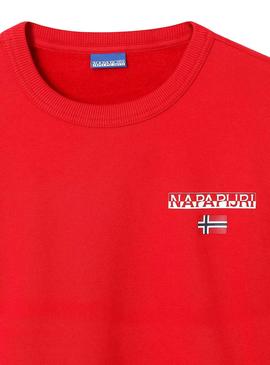 Sudadera Napapijri B-Ice Rojo para Hombre