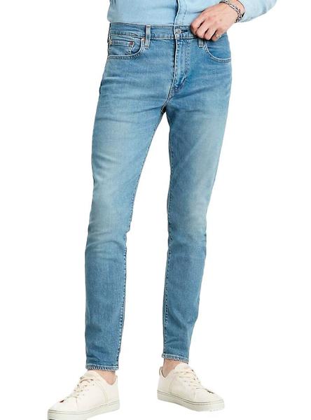 Pantalón Vaquero Slim Taper Azul Hombre