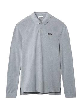 Polo Napapijri Ebir Gris Para Hombre