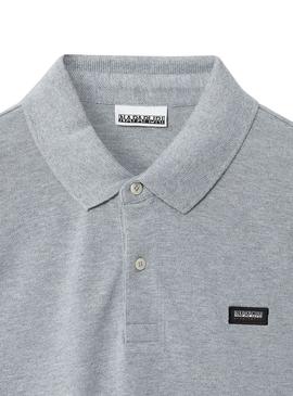 Polo Napapijri Ebir Gris Para Hombre