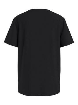 Camiseta Calvin Klein Chest Monogram Negro Niño