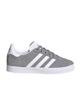 Zapatillas Adidas Gazelle Gris Para Niña y Niño