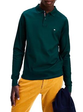 Polo Tommy Hilfiger Luxury Stretch Verde Hombre