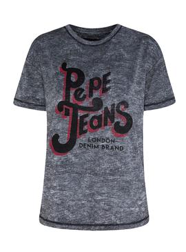 Camiseta Pepe Jeans Debbie Gris Para Mujer