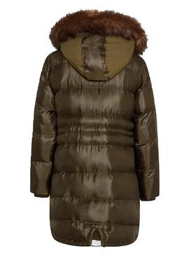 Parka Pepe Jeans Frida Acolchada Verde Para Mujer