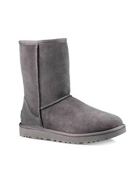 Botas UGG Classic Short II Gris Para Mujer