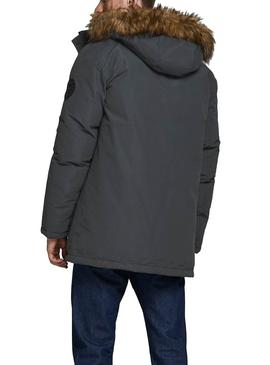 Parka Jack And Jones Sky Gris Para Hombre