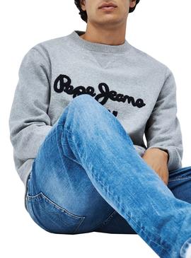 Sudadera Pepe Jeans Harold Gris Para Hombre