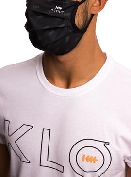 Mascarilla Klout Logo Negro para Hombre y Mujer