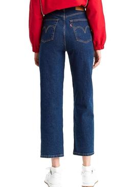 Pantalon Vaquero Levis Ribcage Para Mujer