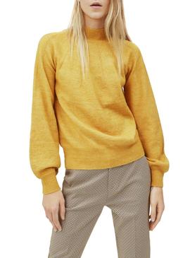 Jersey Pepe Jeans Clotilda Mostaza Para Mujer