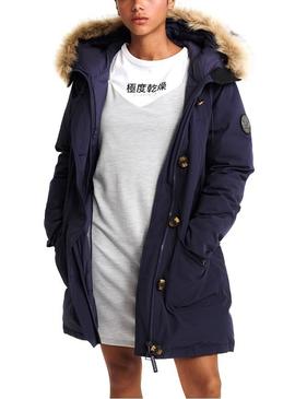 Parka Superdry Rooki Down Marino Para Mujer