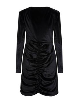 Vestido Pepe Jeans Tracy Terciopelo Negro Mujer