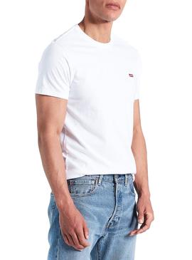 Camiseta Levis Patch Blanco