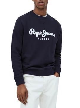 Sudadera Pepe Jeans Harold Marino Para Hombre