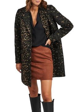 Abrigo Vila Leovita Leopardo Para Mujer