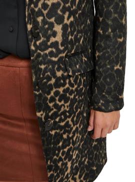 Abrigo Vila Leovita Leopardo Para Mujer