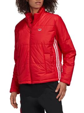 Cazadora Adidas Short Puffer Rojo para Mujer