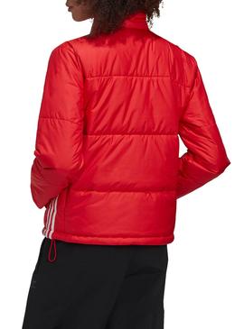 Cazadora Adidas Short Puffer Rojo para Mujer