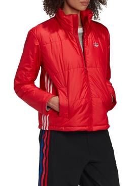 Cazadora Adidas Short Puffer Rojo para Mujer