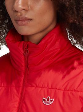 Cazadora Adidas Short Puffer Rojo para Mujer