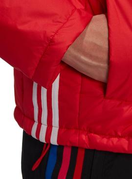 Cazadora Adidas Short Puffer Rojo para Mujer