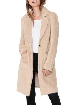 Abrigo Only Claire Beige para Mujer