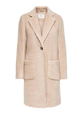 Abrigo Only Claire Beige para Mujer