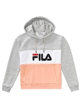 Sudadera Fila Lori Hoody Gris Mujer