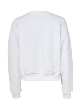 Sudadera Only Zita Blanco para Mujer