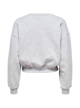 Sudadera Only Zita Gris para Mujer