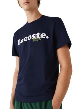 Camiseta Lacoste Italic Marino para Hombre