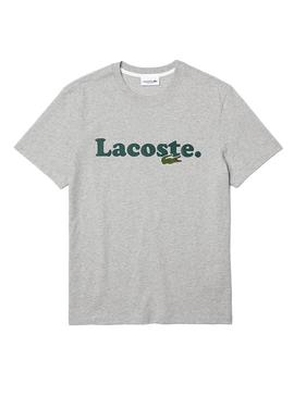 Camiseta Lacoste Italic Gris para Hombre