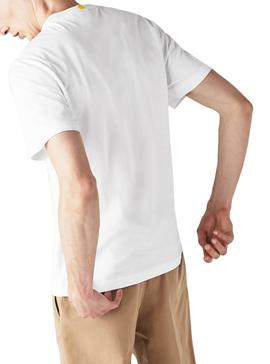 Camiseta Lacoste x National Geographic Blanco Hombre